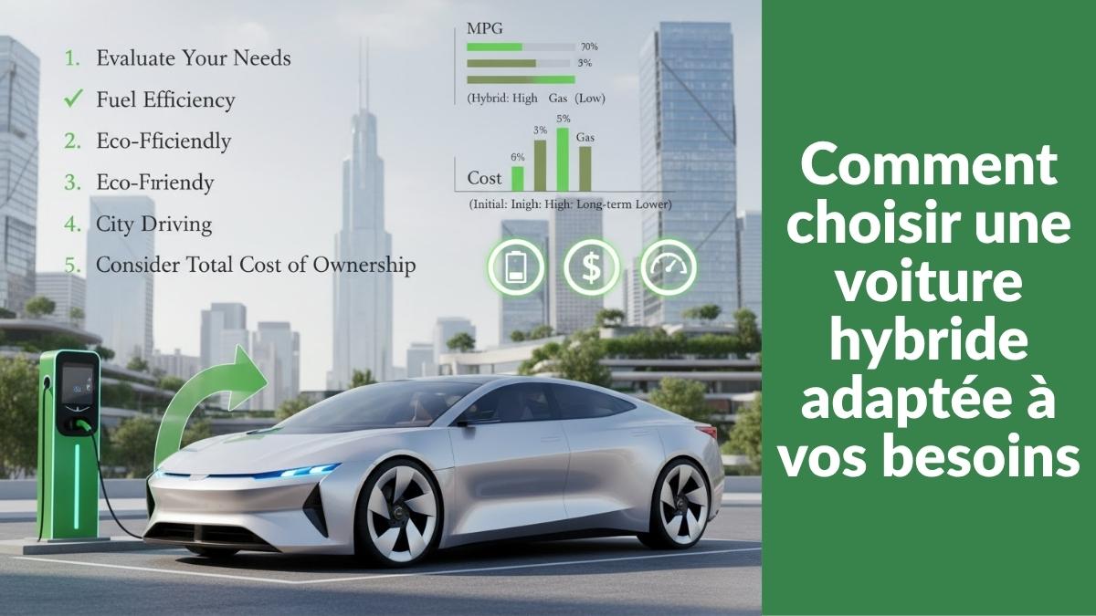 Comment choisir une voiture hybride adaptée à vos besoins